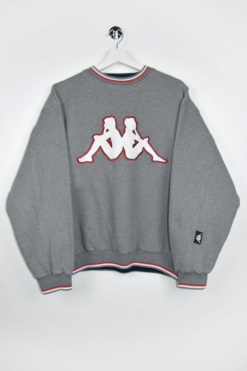 Vintage Kappa Sweatshirt: Retro Athletic Crewneck, 90s Streetwear N ...