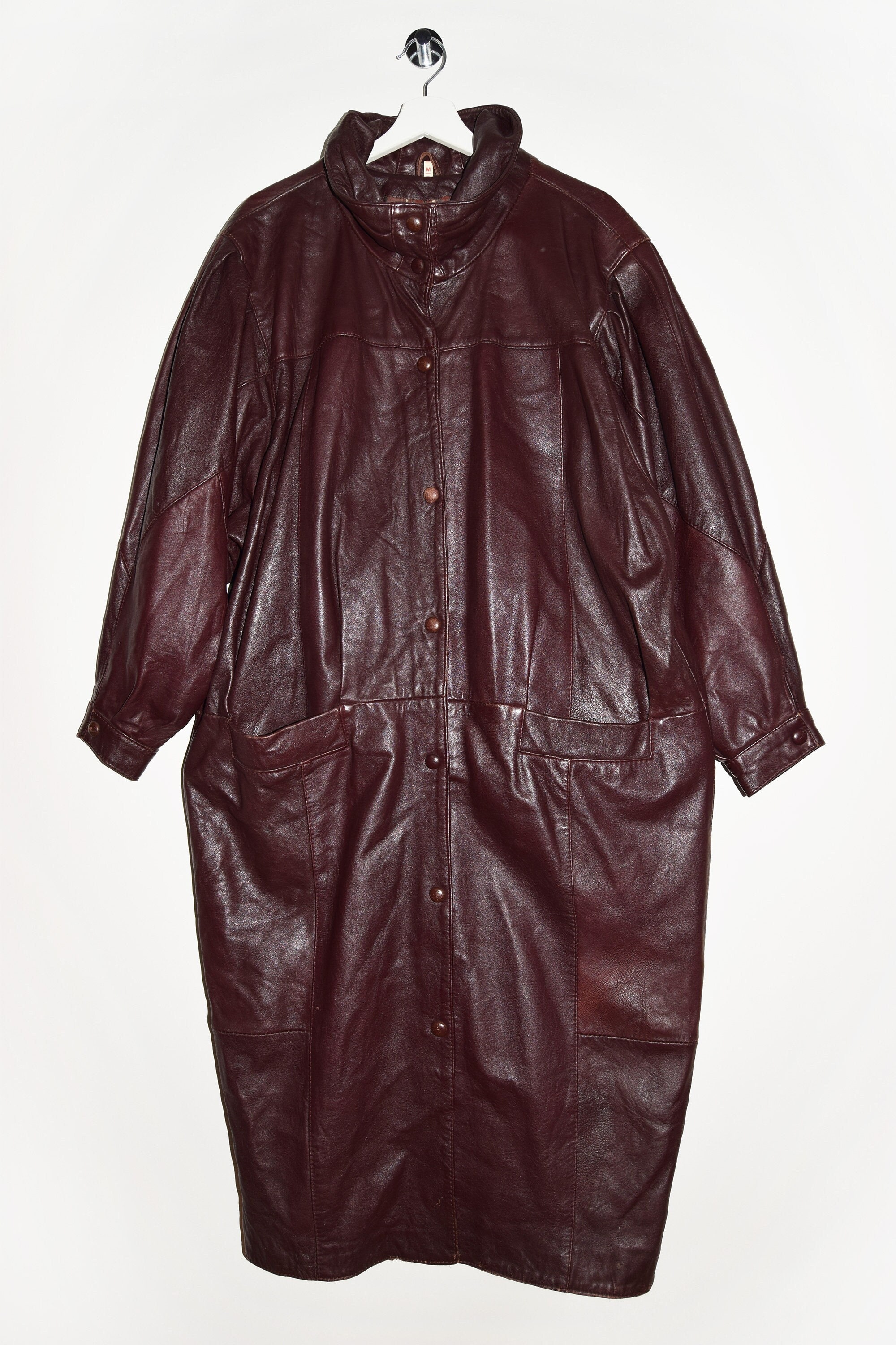 Vintage Retro Sardar London Leather Coat ⁄ Made in UK - Etsy