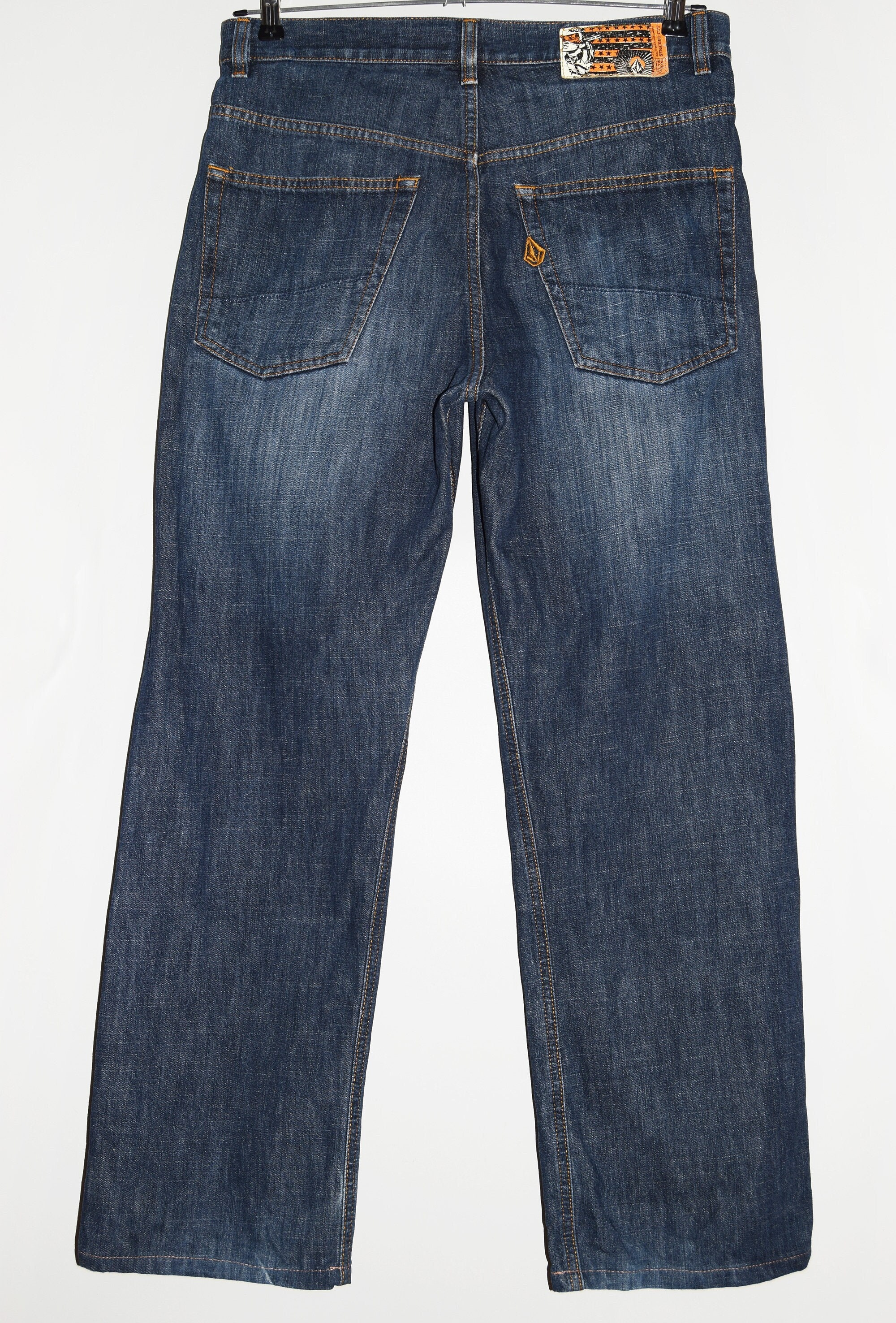 Volcom Blue Denim Jeans - Etsy