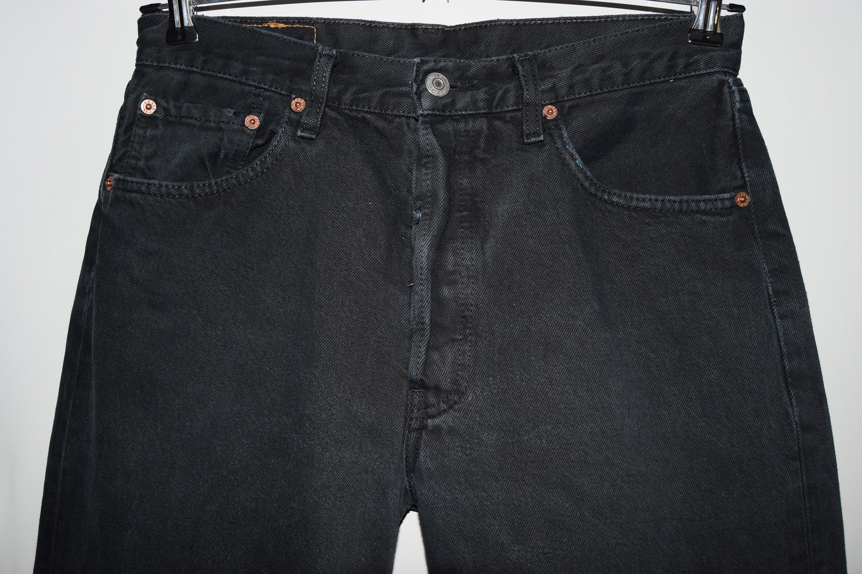 パンツ vintage Levi's 501 black denim USA製 89年 Levi's 501 Black Denim Pants 