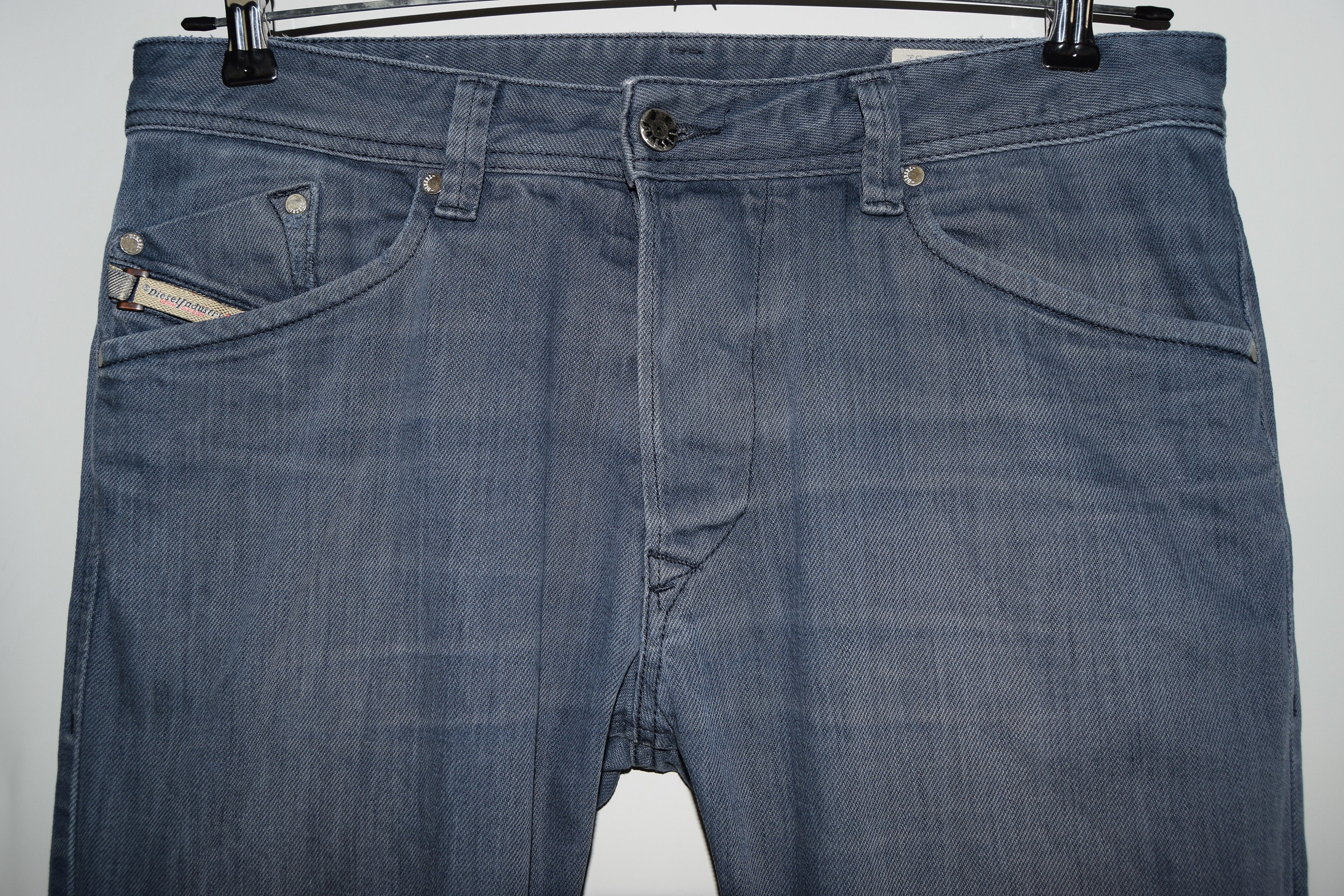DIESEL ディーゼル DARRONレザーパッチ付 デニム パンツ