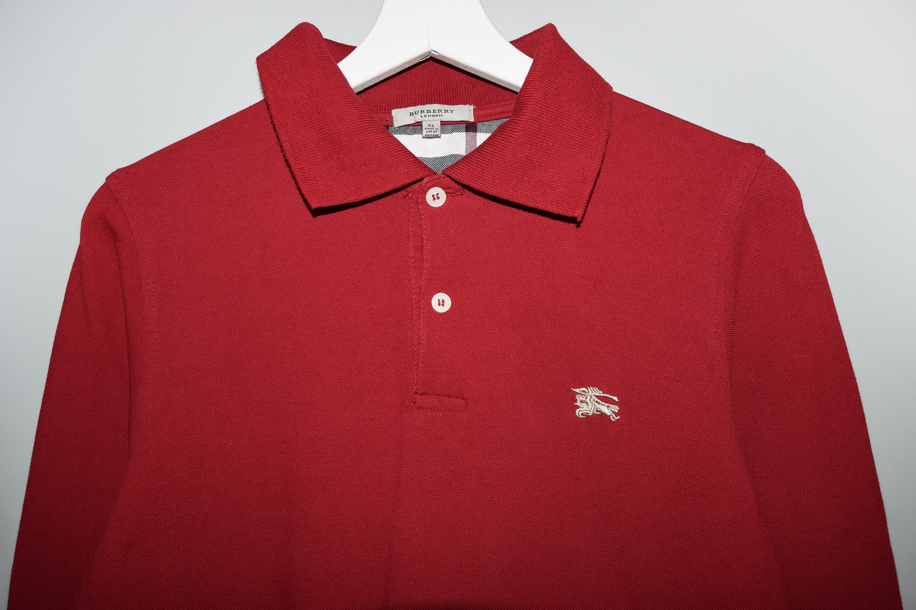 BURBERRY 素敵なpoloドレスシャツ INGLAND製　¥8999→現 BURBERRY 素敵なpoloドレスシャツ INGLAND製 ¥8999→現 - メルカリ