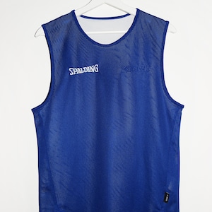 Spalding Two Face Basketball Jersey Tank Top | Sport Top for Athletes | Lightweight & Breathable Design