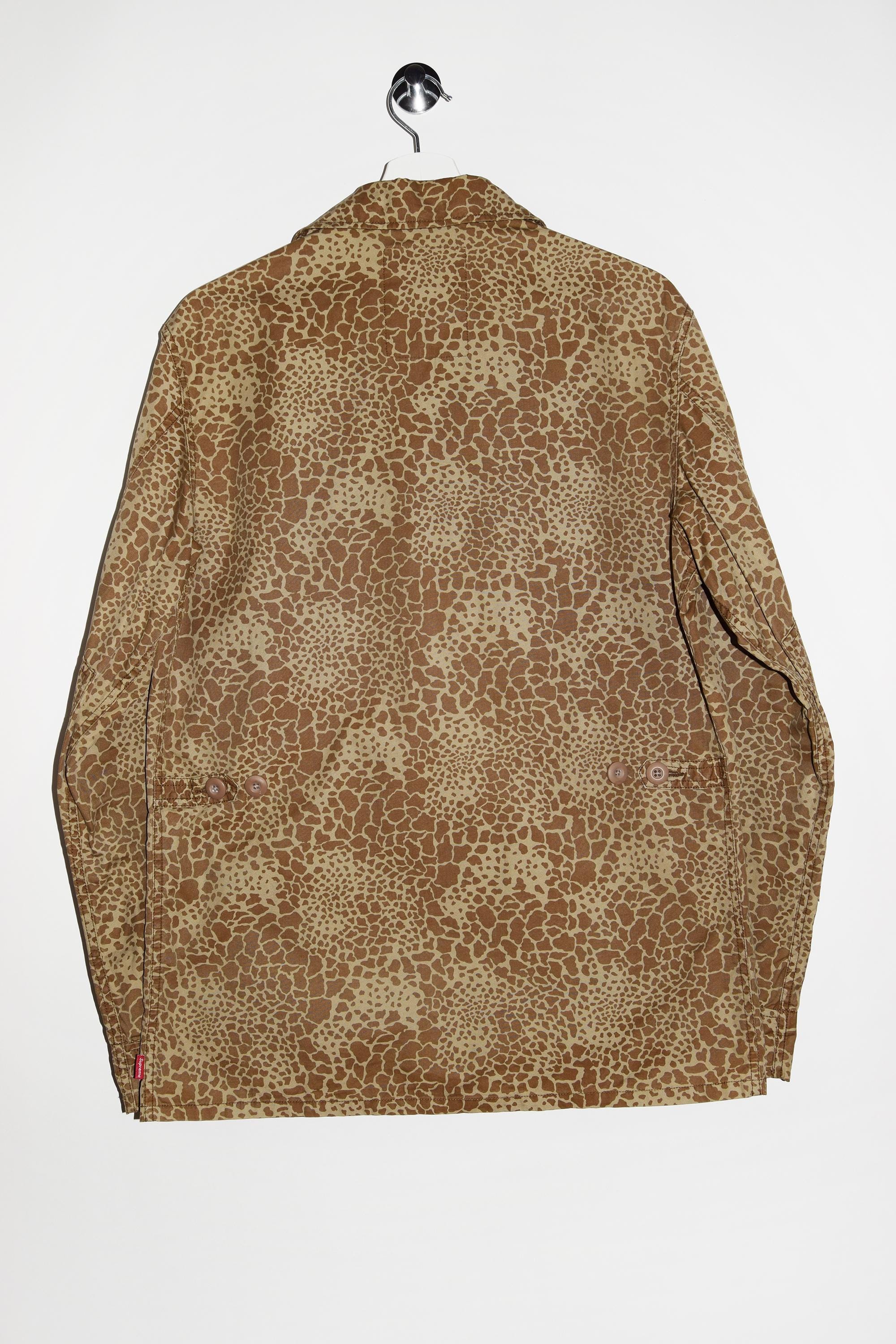 Supreme Jacket - Giraffe Camo Field Jacket, Beige Lightweight