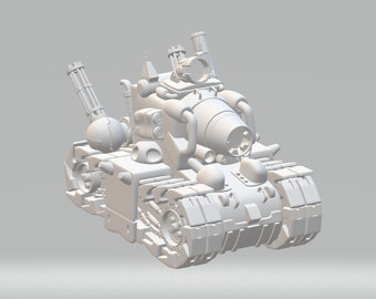 metal slug tank 3d print stl