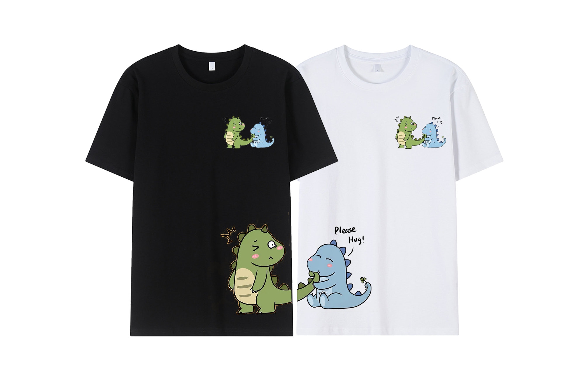 Discover 10 color-Cute dinosaur shirt, Matching Couple Shirts