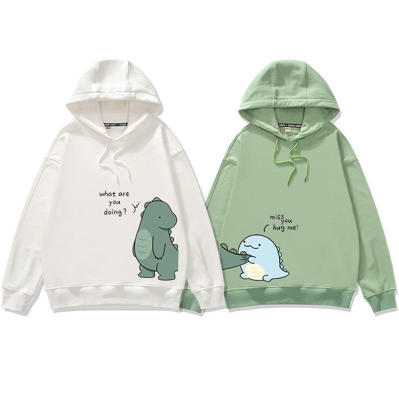 Buy Couple Kawaii Shark Shape Hoodie Funny Cute Fashion Loose