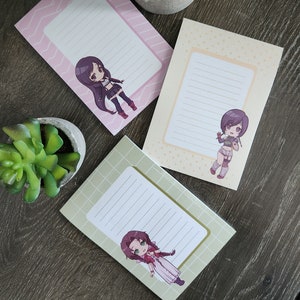Final Fantasy 7: notitieblok Tifa, Aerith en Yuffie