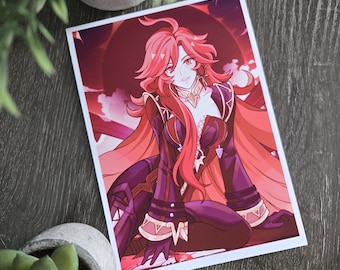 Mavuika | Anime-Style Art Print (5x7)