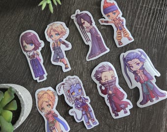Chibi FF 10 Stickers