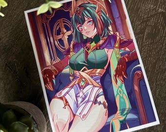 Nefer | Anime-Style Art Print (5x7)