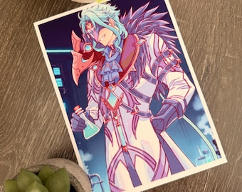 Dottore | Anime-Style Art Print (5x7)
