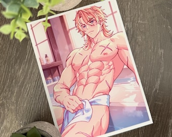 Bathhouse Varka | Anime-Style Art Print (5x7)