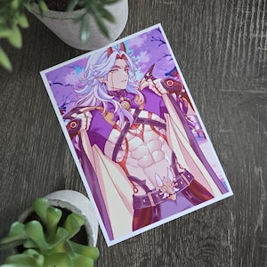 Arataki Itto | Impression d'art de style anime (5 x 7)