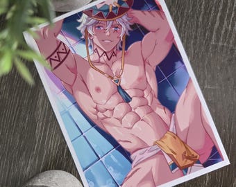 Bathhouse Ifa | Anime-Style Art Print (5x7)