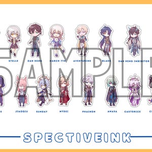 Honkai: Star Rail - Chibi Stickers