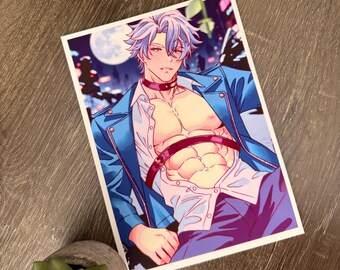 Biker Phianon | Anime-Style Art Print (5x7)