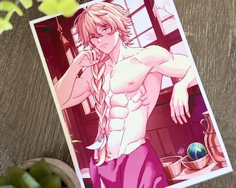 Bathhouse Aether | Anime-Style Art Print (5x7)