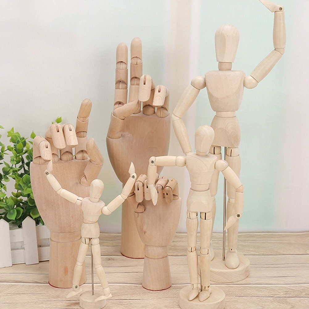 Artists Wooden Manikin Jointed Mannequin Perfect for Home  Decoration/Drawing The Human Figure (C) - Yahoo Shopping