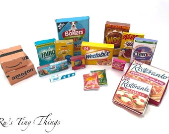 Printable Miniature Groceries