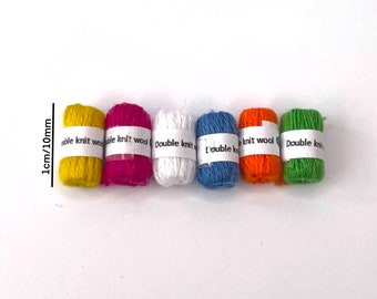 Miniature Dollhouse Knitting/Crochet Ball of wool