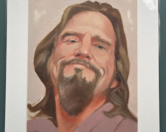 The Big Lebowski ,original oil painting