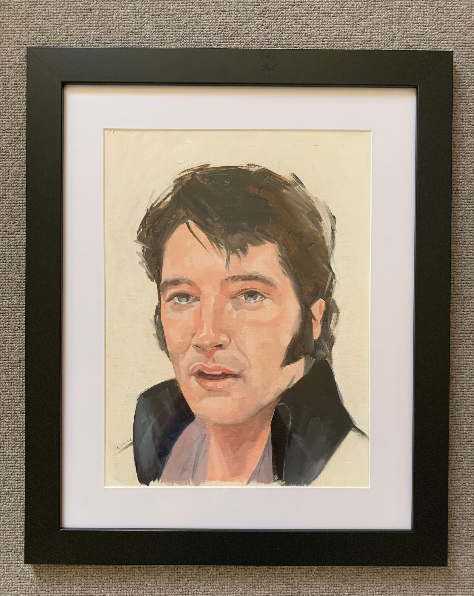 Elvis Presley Oil Painting Etsy