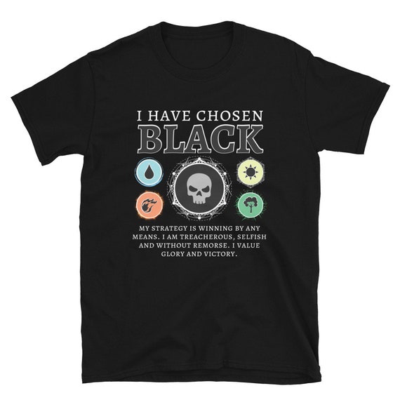 Gathering Of Magic Black Mana Skull T-Shirt Gathering Of Magic Black Mana Skull T-Shirt