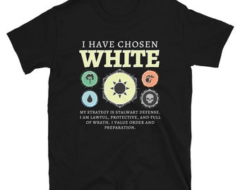 MTG White Mana T-Shirt / Magic The Gathering / Geeky Tee / Kurzärmeliges Unisex T-Shirt