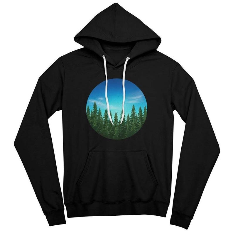 Unisex Forest Hoodie — Nature Inspired Soft Fleece