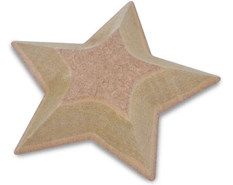 Size 3 star overform 300 x 286 mm wood pottery mould