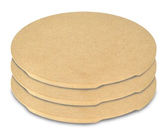 3x 300 mm premium steunplaat met verzonken handgrepen voor Rohde HMT aardewerkwielen / Bat verwisselbare platen