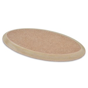Gr. 2 Oval Überform 300x130mm Holz Töpferform