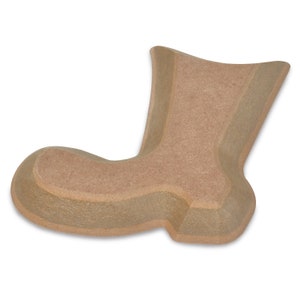 Size 1 Boot Overmold 159 x 165 mm Wooden Pottery Mold