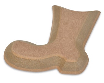 Gr. 2 boots over mold 264 x 280 mm wooden pottery mold