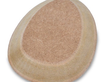 Gramo. 1 sobremolde de huevo Molde cerámico de madera de 100 x 130 mm