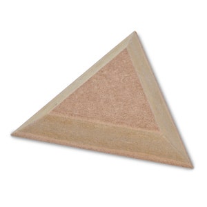 Gr. 3 Dreieck Überform 278x241mm Holz Töpferform