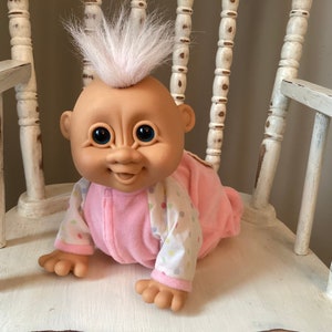 Baby Giggles Troll Doll by Russ Vintage 1990s NOT WORKING Etsy