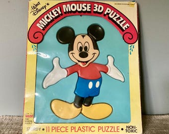 Vintage 1995 Wrebbit Disneyland Toontown Mickey's House Puzz-3d