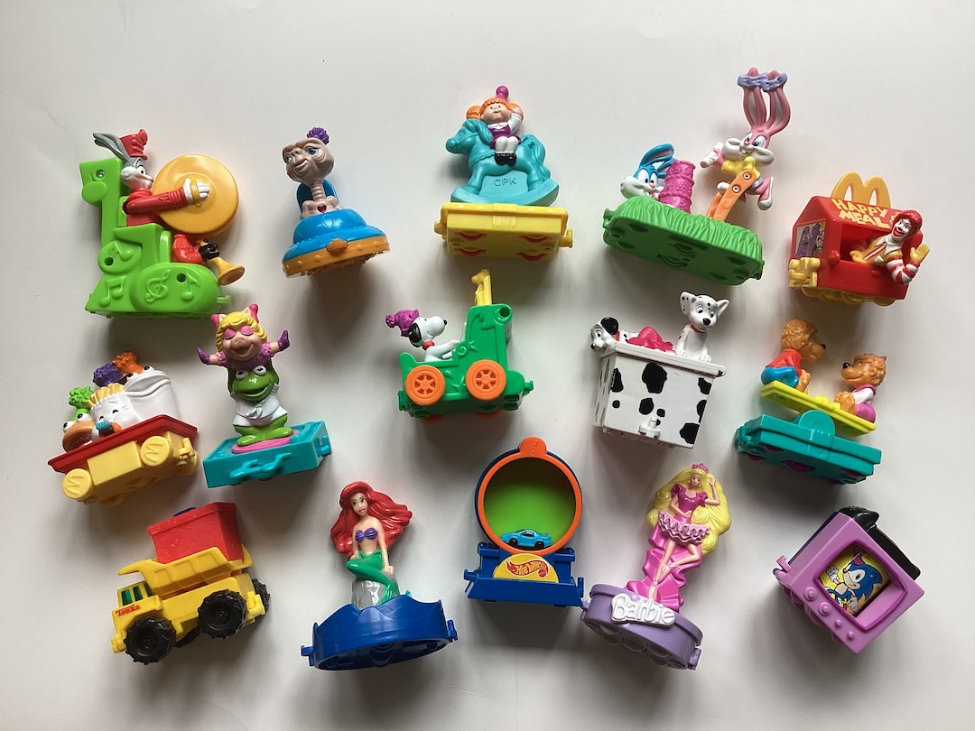 Mcdonald's HAPPY Birthday Train, 1994 Happy Meal Toys, Many Pieces