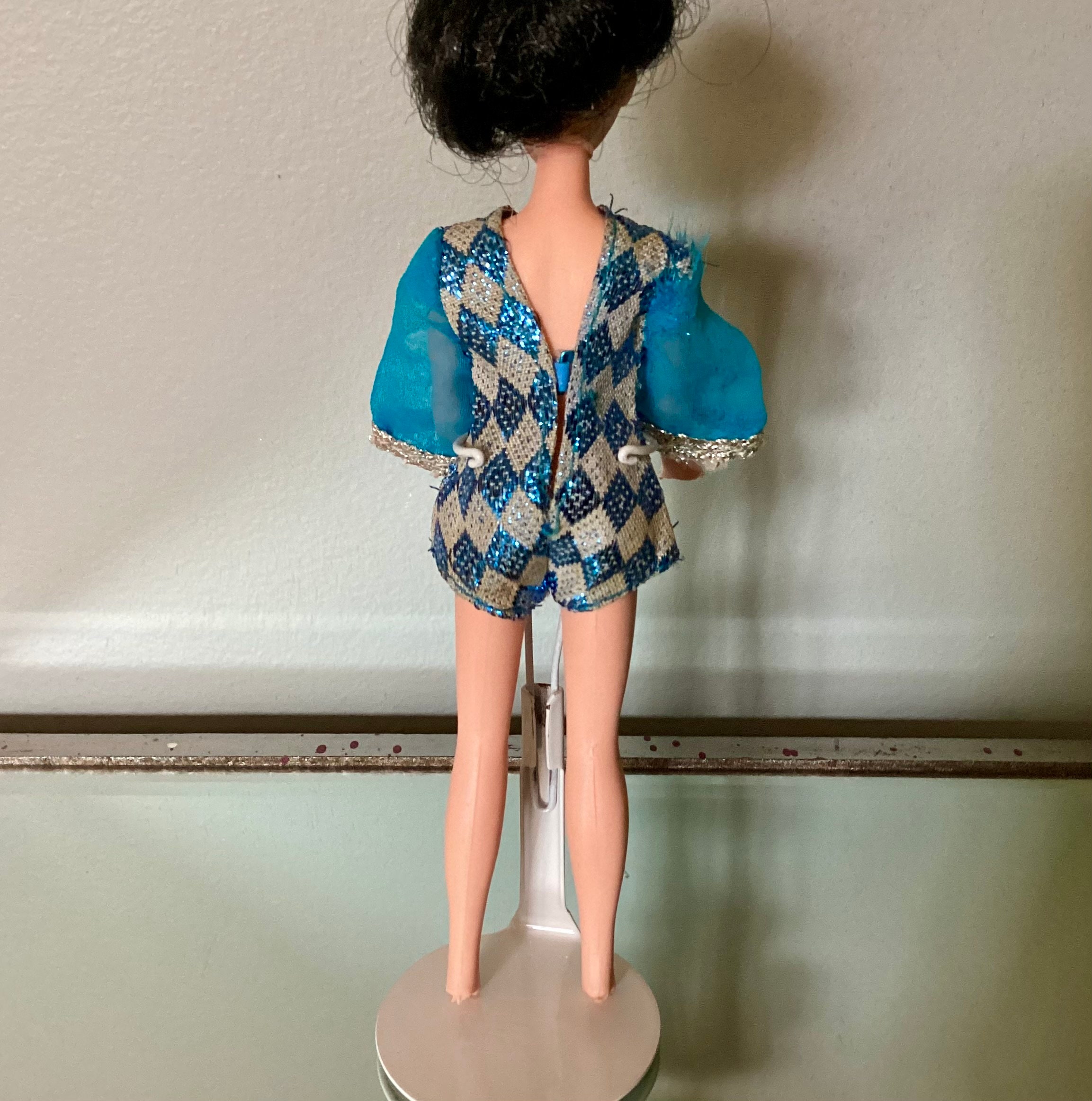 Dawn Doll HOT PANTS BLUES, Very Hard to Find, Shiny Metallic Blue & Silver Diamond Pattern, Chiffon Bell Sleeves, Topper, Vintage 1970s - Etsy Dawn Doll HOT PANTS BLUES, Very Hard to Find, Shiny Metallic Blue & Silver Diamond Pattern, Chiffon Bell Sleeves, Topper, Vintage 1970s - Etsy