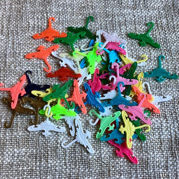 Dawn Doll HANGERS, LOTS of Colors Available, Original Dawn Hangers, Plastic, Choose the COLOR you Want, Topper, Vintage 1970s
