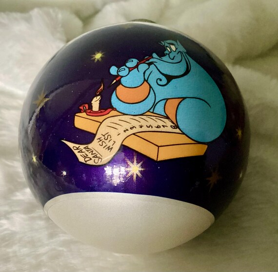 DISNEY Christmas Balls, BEAUTY & Beast, Little MERMAID, Aladdin