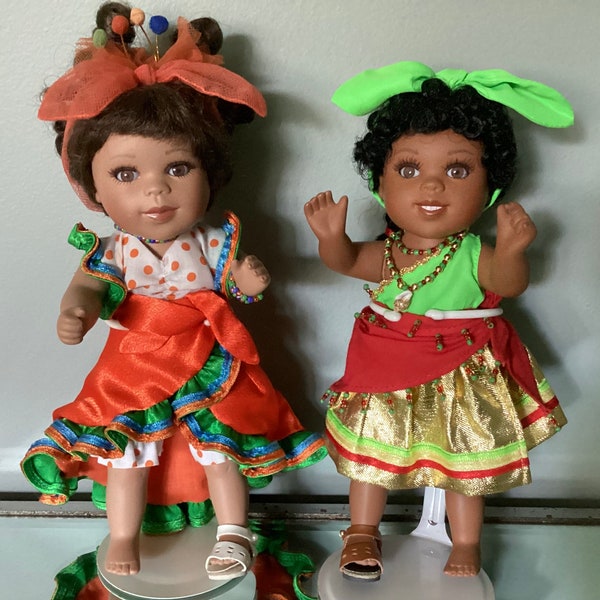 Marie Osmond DOLLS Around the WORLD, 2 Available - Brazil Doll & Africa Doll, Porcelain, Signed and Hand Numbered