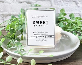 Sweet Bubbly Wax Melt