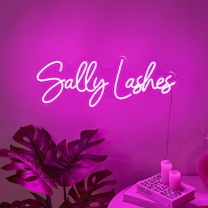 Lash Room Neon Sign, Custom Beauty Salon Sign,  Lash Room Opening Gift ,Neon Light for Lash Office Salon Art Sign,Personalized Gifts for Her