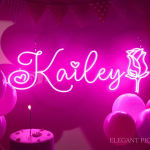Custom Neon Sign For Kids Bedroom, Custom Name Neon Sign, Home Decor, Bedroom Decor, Personalized Gift For Kids,Wall Decor, Christmas Gifts