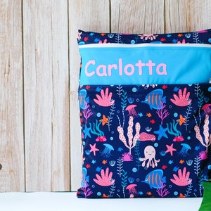 XL Personalizable wet bag, wet bag for cloth diapers UNTERWASSER Carlotta