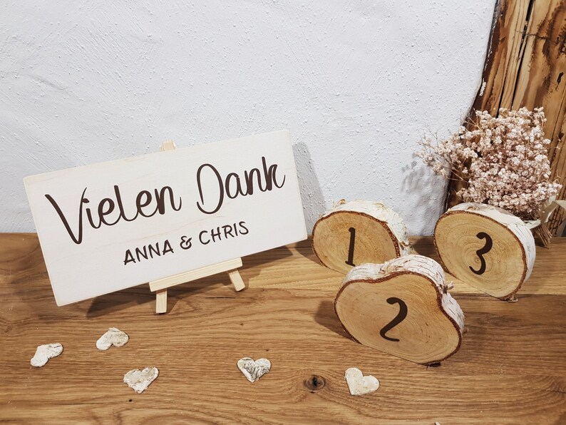 Schild Geschenketisch oder Wunschtext Holz Tischdeko Etsy.de