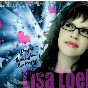 Lisa Loeb handsignierte signierte Fotografie 8x10 - to wayne